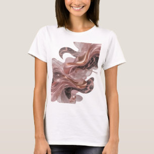 Witty Gold ABSTRACTE KUNST Ontwerp T-shirt