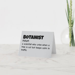 Witty Greenhouse Scientist Definitie Bedankkaart