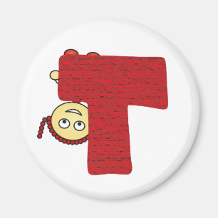 Witty Letter T Magnet Magneet