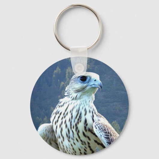 Witvalk Sleutelhanger (Voorkant)