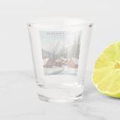  witvis Montana Shot Glas (Achterkant)