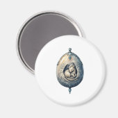 Witvleugelmagnet Magneet (Voorkant / Achterkant)