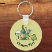 Witwijn sleutelhanger (Voorkant)