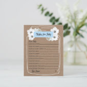 Wives for Baby Mason Jar Baby shower Carte de jeu (Debout devant)