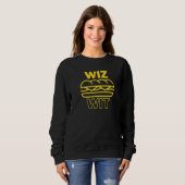 Wiz Wit Philly Cheesesteak Cheese Steak Whiz Trui (Voorkant volledig)