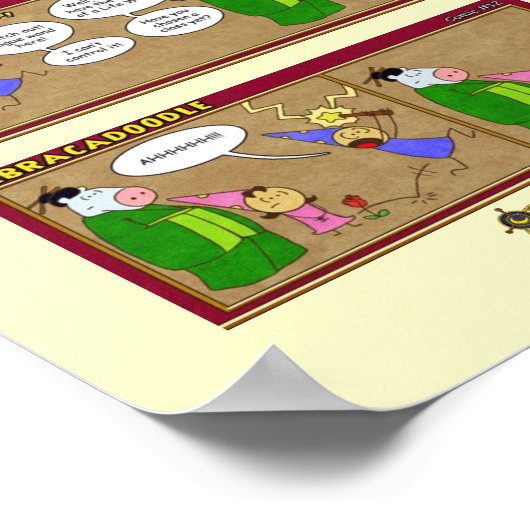 Wizard101 Abracadoodle Comic Poster (Coin)