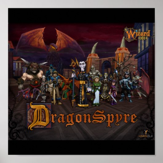 Wizard101 DragonSpyre-Poster Poster (Voorkant)