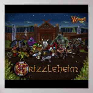 Wizard101 Grizzleheim Poster