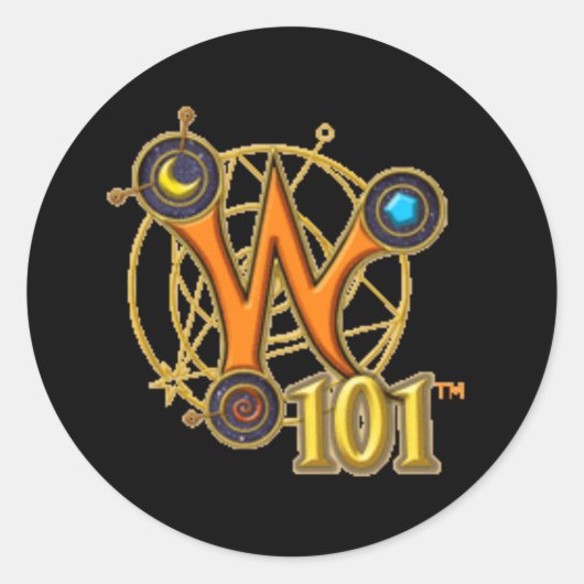 Wizard101 Logo Sticker (Voorkant)