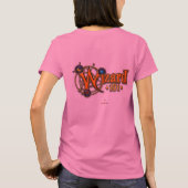 Wizard101 Stoodle Francesca (zwart-wit) T-shirt (Achterkant)