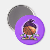 Wizard Basketball Magneet (Voorkant / Achterkant)
