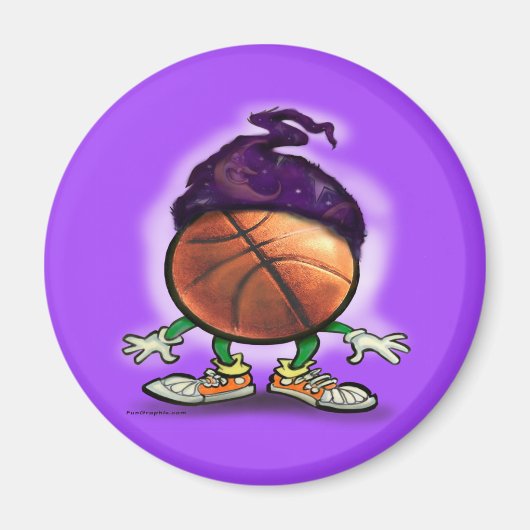 Wizard Basketball Magneet (Voorkant)