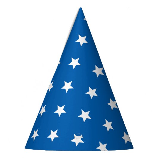 Wizard Blauw startrood Feesthoedjes (Links)