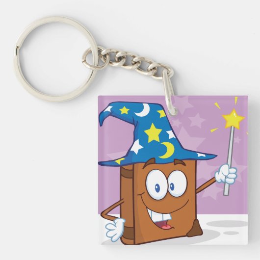 Wizard Book Sleutelhanger (Voorkant)