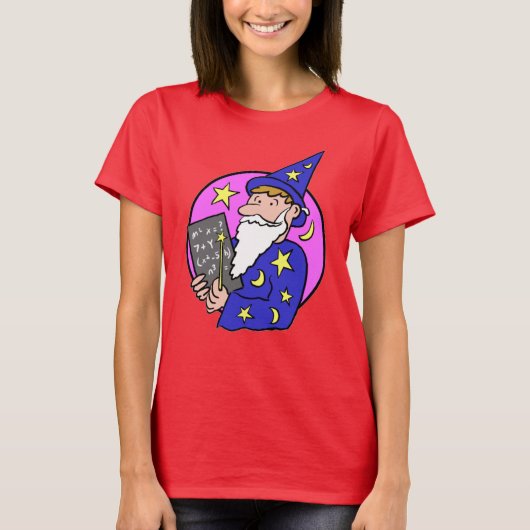 Wizard Cartoon T-Shirt (Voorkant)