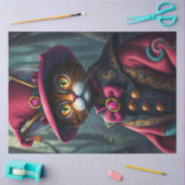 Wizard Cat Tissue Paper Tissuepapier (Craft)