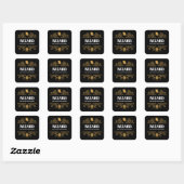 Wizard Class Tabletop RPG Gaming Vierkante Sticker (Vel)
