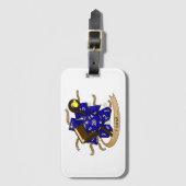 Wizard Dice Design Bagagelabel (Voorkant (verticaal))