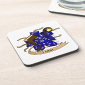 Wizard Dice Design Bier Onderzetter (Linkerzijde)