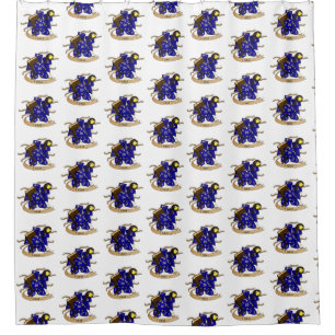 Wizard Dice Design Douchegordijn