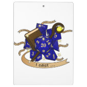 Wizard Dice Design Klembord (Achterkant)