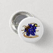 Wizard Dice Design Ronde Button 3,2 Cm (Voorkant /achterkant)