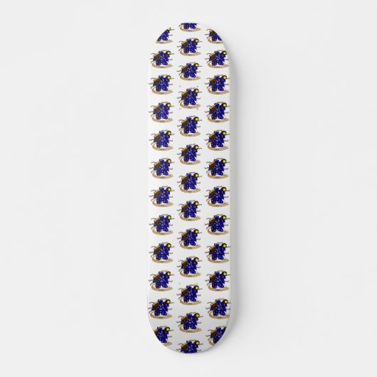Wizard Dice Design Skateboard (Voorkant)