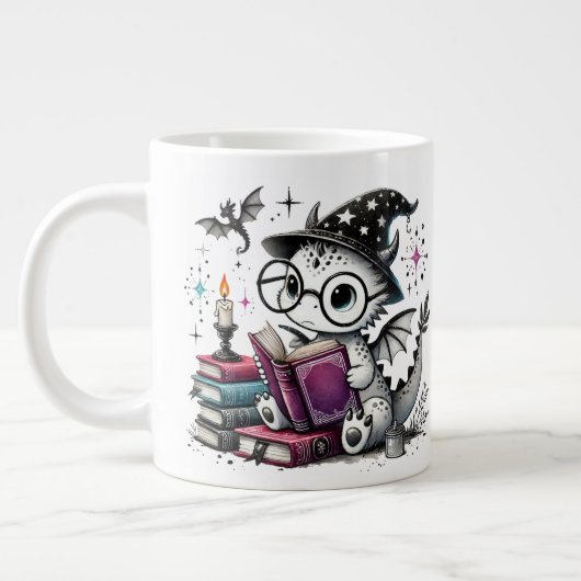 Wizard Dragon Jumbo Mug (Gauche)