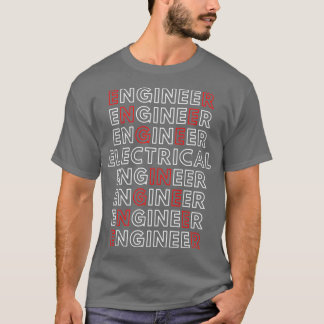 Wizard Elektrische Afstuderen Retro Red en T-shirt