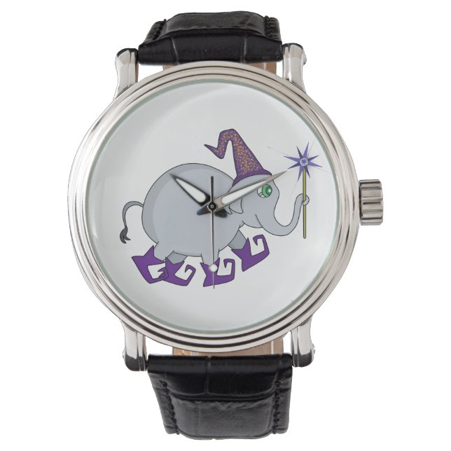Wizard Elephant Horloge (Voorkant)