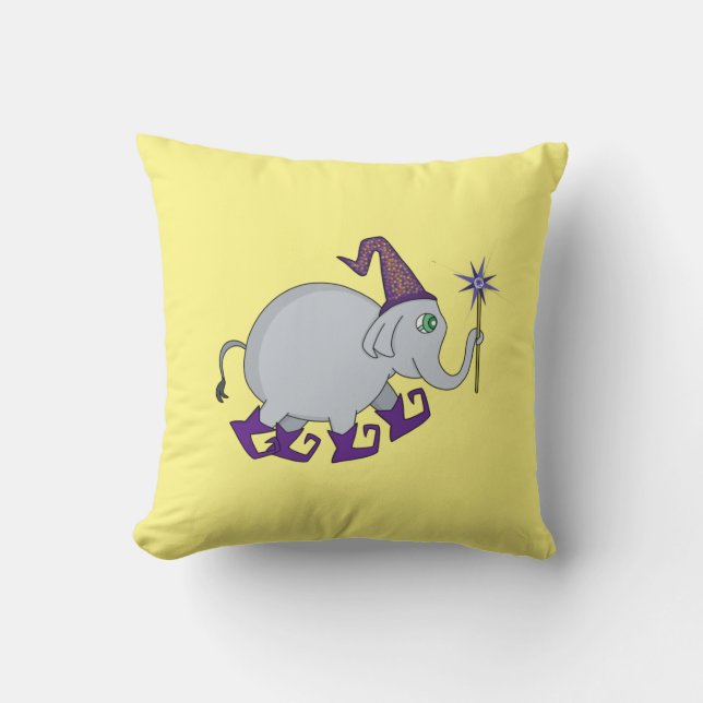 Wizard Elephant Kussen (Voorkant)
