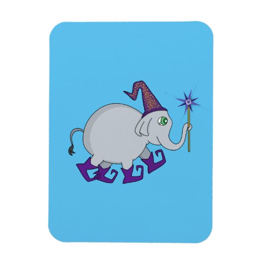 Wizard Elephant Magneet (Verticaal)