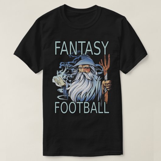 Wizard Fantasy Football T-shirt (Design voorkant)