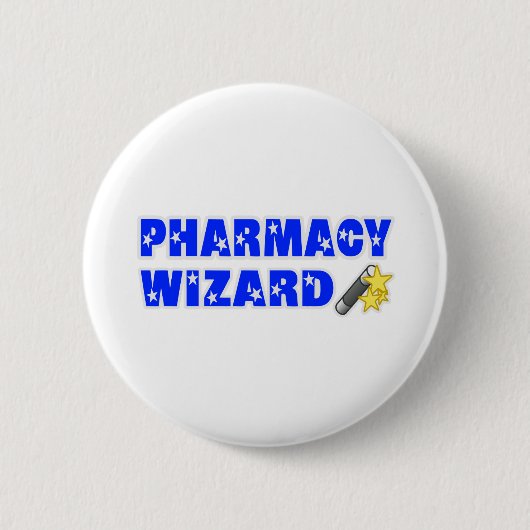 wizard Farmacie Ronde Button 5,7 Cm (Voorkant)