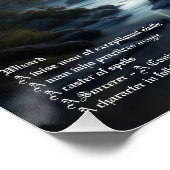 Wizard Forest Perfect Poster (Hoek)