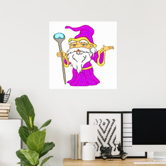 Wizard Gnome Poster (Thuiskantoor)