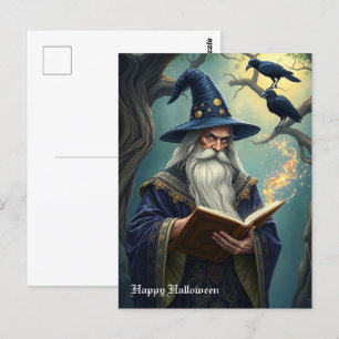 wizard Halloween Briefkaart