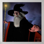 Wizard in zwart poster (Voorkant)