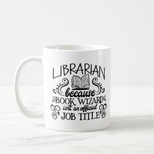 wizard Librarian Book Koffiemok
