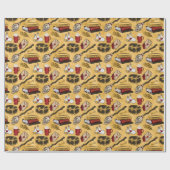 Wizard Magic Pattern Cadeaupapier (Vlak)