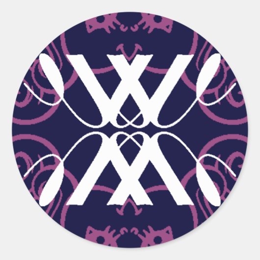 Wizard Master Ronde Sticker (Voorkant)