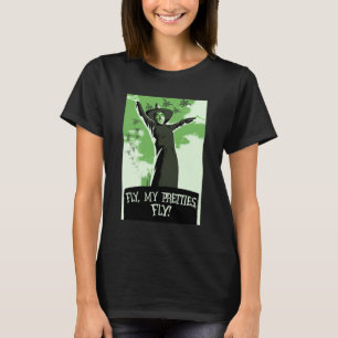 Wizard Muziek retro OZ Funny Graphic GIF T-shirt