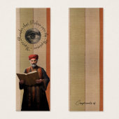 Wizard Mystic Readers of Mysteries Custom Bladwijz Mini Visitekaartjes (Voorkant /achterkant)