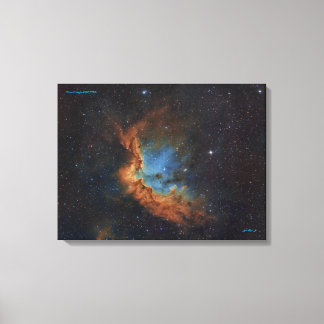 Wizard Nebula (NGC 7380) Canvas Afdruk