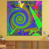 "Wizard of Oz" 40 x 40" Stretched Canvas 3-paneel (Insitu (Woonkamer))