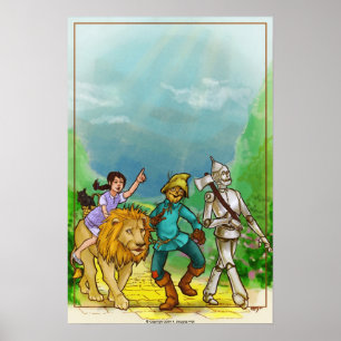 Wizard of Oz Art Poster