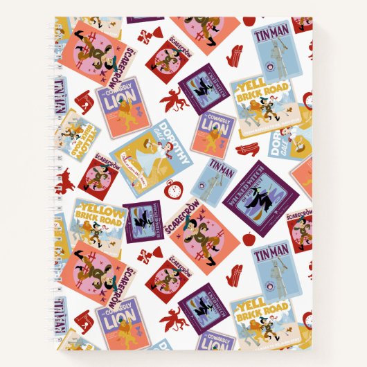 Wizard of Oz™ Character Print Toss Pattern Notitieboek (Voorkant)