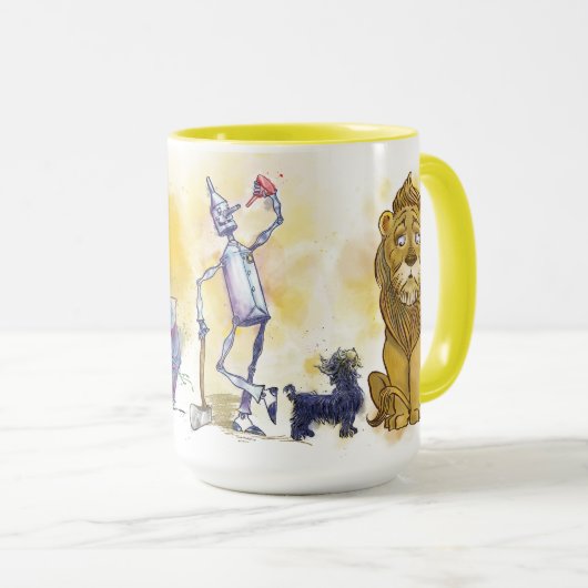 WIZARD OF OZ COFFEE MUG avec Dorothy et des amis (Devant droit)