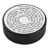 Wizard of Oz courage quote hockey puck (3/4)