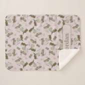 Wizard of Oz™ Wicked Witch™ Crystal Ball Pattern Sherpa Deken (Voorkant (horizontaal))